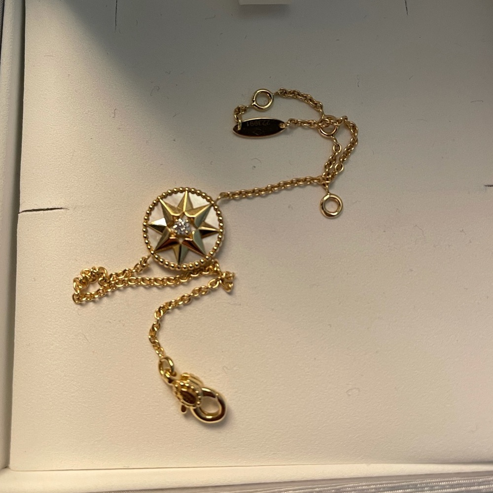 Dior Rose des vent yellow gold bracelet